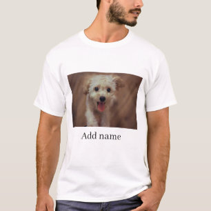 Custom Photo and Name Personalised T-Shirt
