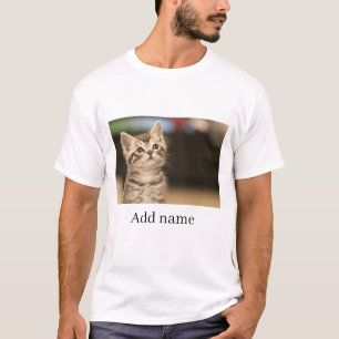 Custom Photo and Name Personalised T-Shirt