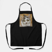 Custom Photo and Name Personalized Adult Apron (Front)