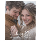 Custom Photo And Names Couple Love