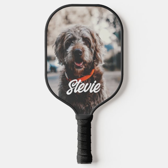Custom Photo and Personalised Name Pickleball Paddle (Front)