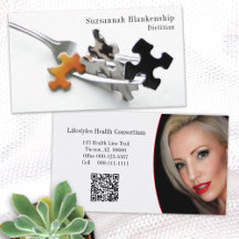 Custom Photo and QR Code Health Professional