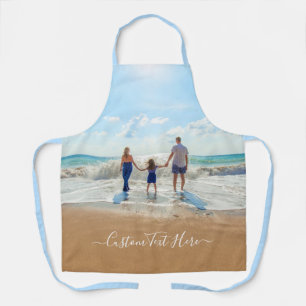 Custom Photo and Text Apron Your Design - Family 