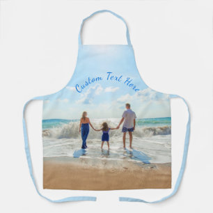 Custom Photo and Text Apron Your Photos Gift