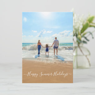 Custom Photo and Text - Happy Summer Holidays