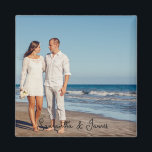 Custom Photo and Text Magnet<br><div class="desc">Custom Photo and Text magnet</div>