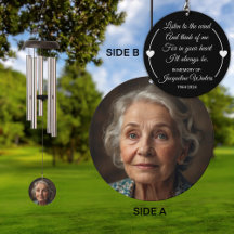 Custom Photo and Text Memorial