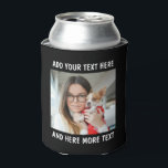 Custom Photo and Text Or Name Can Cooler<br><div class="desc">Here at AdeliaGifts we love this Custom Photo and Text Can Cooler and we think you will love it too. 
The perfect gift or just treat yourself! 
We have a HUGE selection of products with most designs available for Men,  Women and Kids. Check them out!</div>