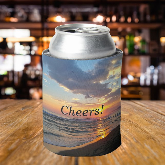Custom Photo and Text Personalised Can Cooler (Creator Uploaded)