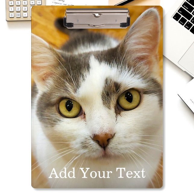 Custom Photo And Text Personalised Clipboard (Creator Uploaded)