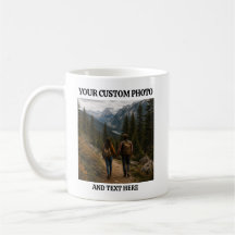 Custom Photo and Text Personalised Coffee Mug