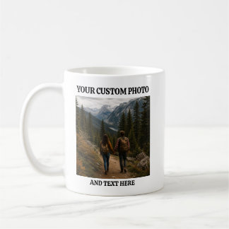 Custom Photo and Text Personalised Coffee Mug