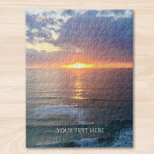 Custom Photo And Text Personalised Jigsaw Puzzle