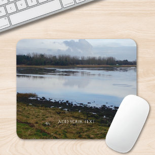 Custom Photo And Text Personalised Landscape Mouse Pad