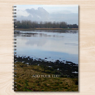 Custom Photo And Text Personalised Landscape Notebook