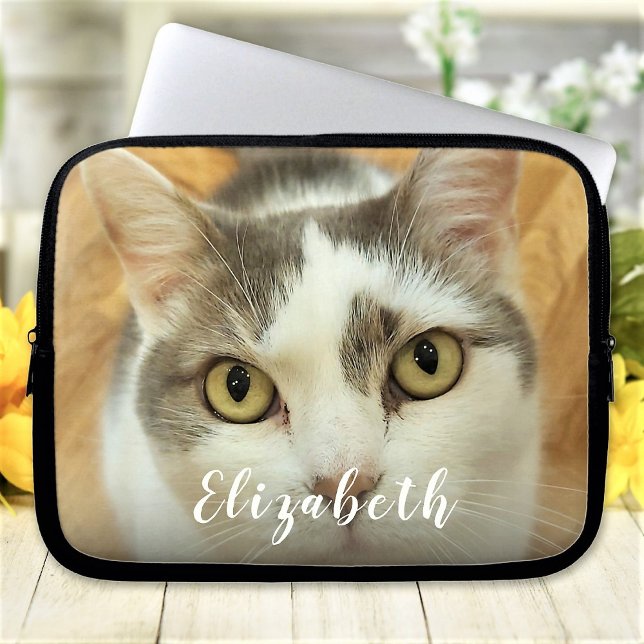 Custom Photo And Text Personalised Laptop Sleeve (Creator Uploaded)