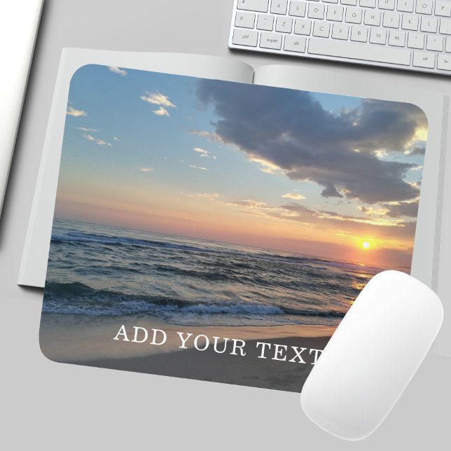 Custom Photo and Text Personalised Mousepad (Creator Uploaded)