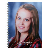 Custom Photo and Text Personalised Notebook (Front)