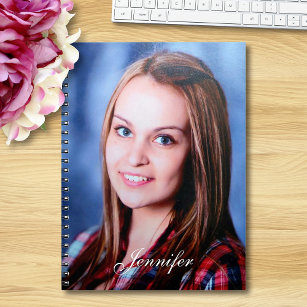 Custom Photo and Text Personalised Notebook
