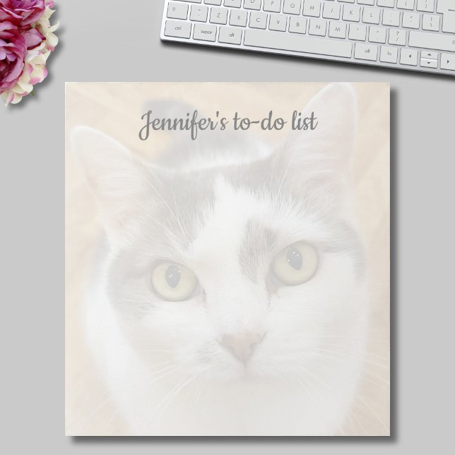 Custom Photo And Text Personalised Notepad (Creator Uploaded)
