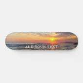 Custom Photo and Text Personalised Skateboard (Horz)