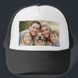 Custom Photo and Text Personalized  Trucker Hat<br><div class="desc">Create a one-of-a-kind look with our Custom Photo and Text Personalized Trucker Hat. This stylish cap lets you add your favorite photo and text for a unique design. Perfect as a thoughtful pet gift or everyday wear,  it combines comfort,  durability,  and personal style in one must-have accessory.</div>