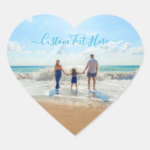 Custom Photo and Text Sticker Your Photos Design