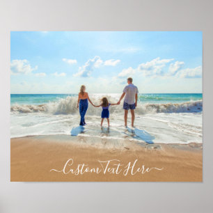 Custom Photo and Text - Unique Your Own Design Poster