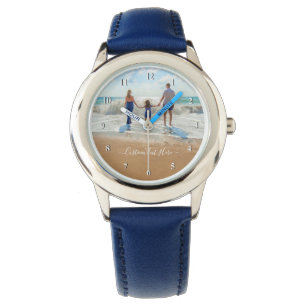 Custom Photo and Text Watch Your Own Design