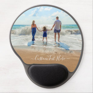 Custom Photo and Text - With Family - Your Design Gel Mouse Pad