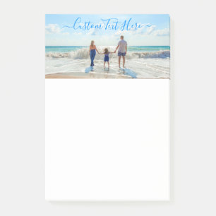 Custom Photo and Text with Your Family Post-it Notes