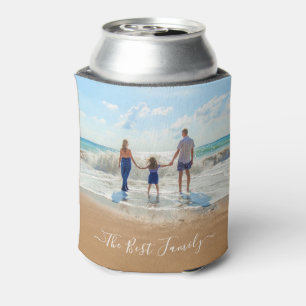 Custom Photo and Text Your Design The Best Family Can Cooler