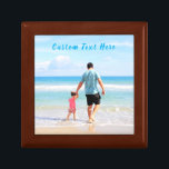 Custom Photo and Text - Your Own Design - Best DAD Gift Box<br><div class="desc">Custom Photo and Text - Your Own Design - Special - Personalised Family / Friends or Personal Gift - Add Your Text and Photo - Resize and move or remove and add elements / image with customisation tool. Choose / add your favourite font / text colour ! You can transfer...</div>
