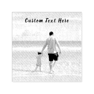 Custom Photo and Text - Your Own Design - Best DAD Self-inking Stamp