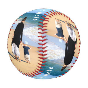 Custom Photo and Text - Your Own Design - Best MOM Baseball