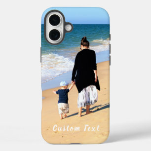 Custom Photo and Text - Your Own Design - Best MOM iPhone 16 Plus Case