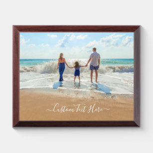 Custom Photo and Text - Your Own Design - Family Award Plaque