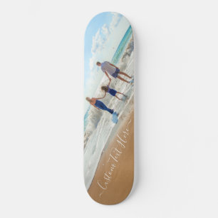 Custom Photo and Text - Your Own Design - Family Skateboard