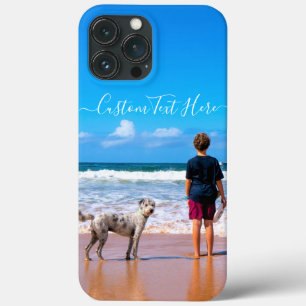 Custom Photo and Text - Your Own Design - Friend iPhone 13 Pro Max Case