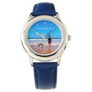 Custom Photo and Text - Your Own Design - My Dog - Watch