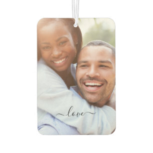 Custom Photo and Text Your Own Design - Romantic Car Air Freshener