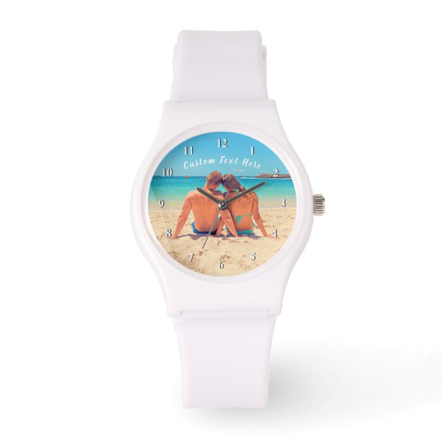 Custom Photo and Text - Your Own Design - Summer Watch (Front)