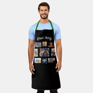 Custom Photo Aprons, Personalised 8 Photo Collage Apron