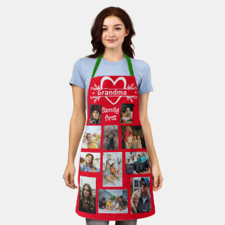Custom Photo Aprons, Personalised Photo Collage Apron