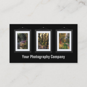 Custom Photo Art Gallery Business Cards