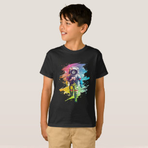 Custom Photo Astronaut Art T-Shirt