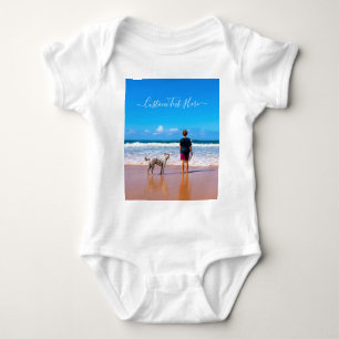 Custom Photo Baby Bodysuit Your Photos and Text