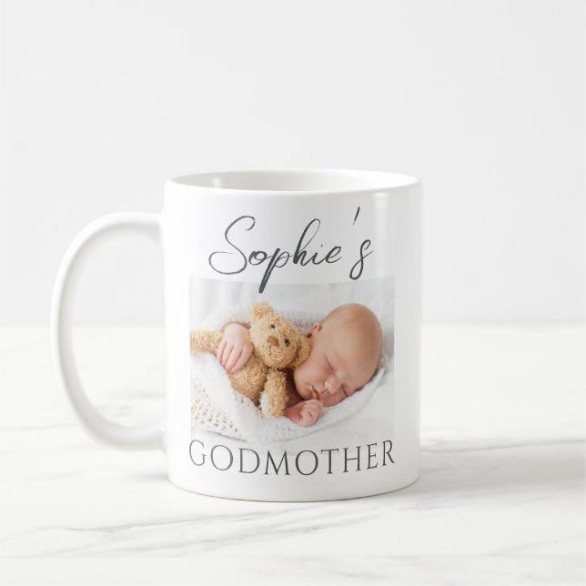 Custom Photo Baby Godmother Mug (Left)