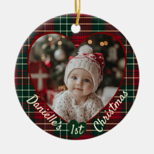 Custom Photo Baby’s First Ceramic Ornament