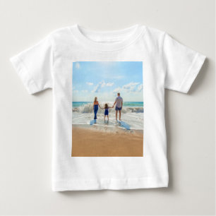Custom Photo Baby T-Shirt Your Family Photos Gift